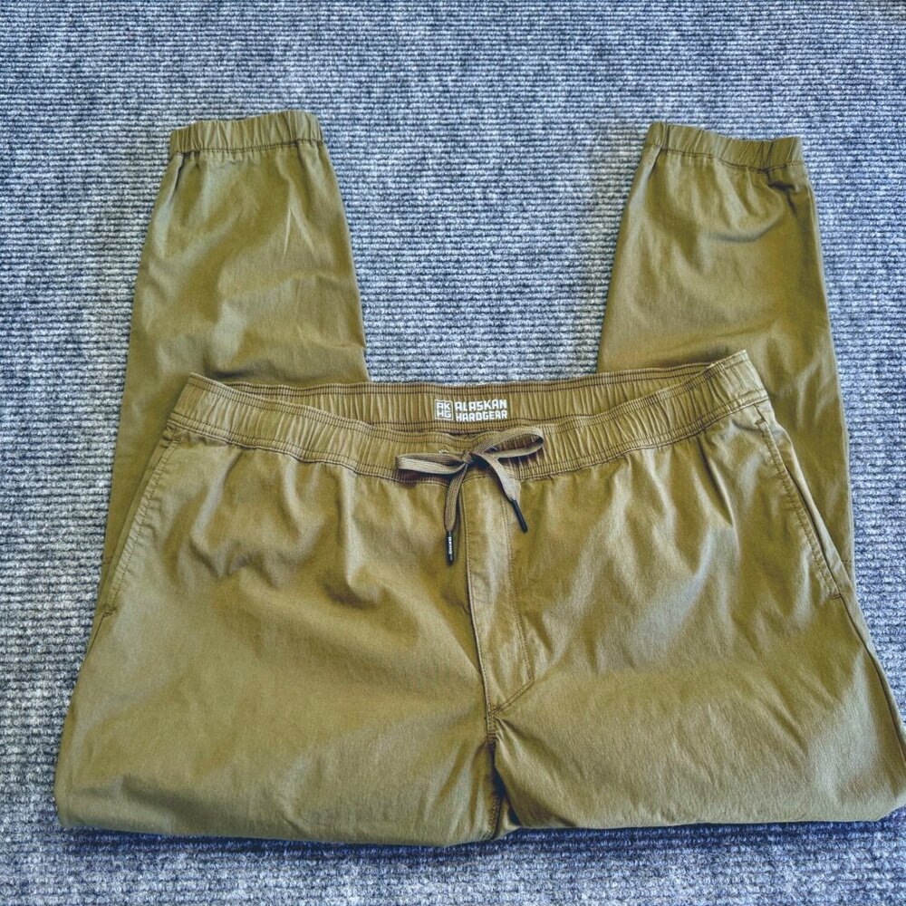 Alaska Hardgear Men’s Jogger Pants Cotton Blend Olive Green Size 40 x 32